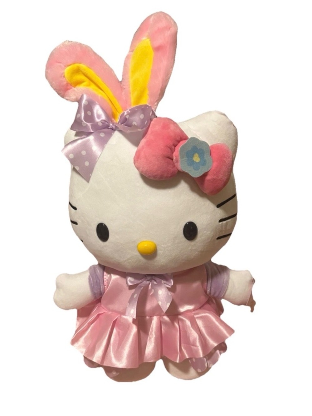 Hello Kitty Easter Greeter New With Tags 24” Gemmy CVS Rare Bunny Cat Pink Bow